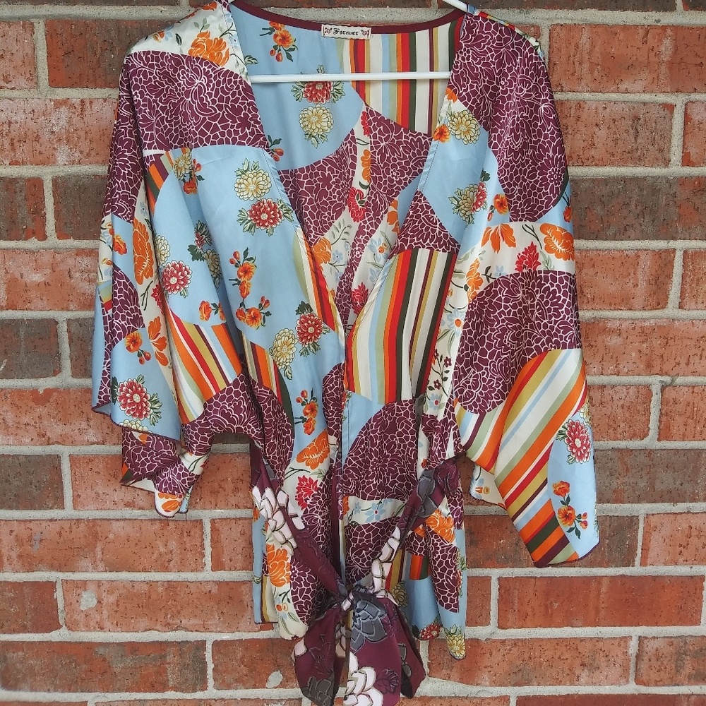 Forever kimono-style top